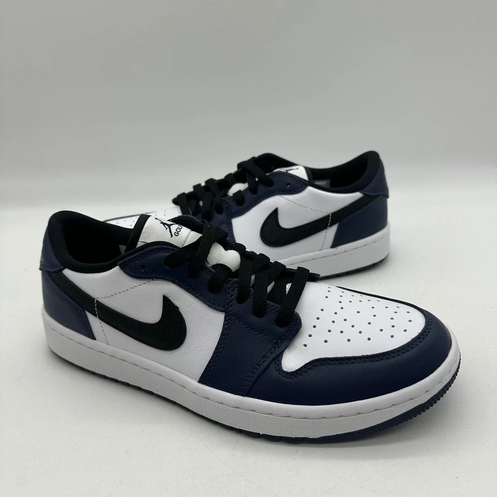 Nike DD9315-104 Mens Size 9 Air Jordan 1 Low Golf Shoes Midnight Navy Sneakers